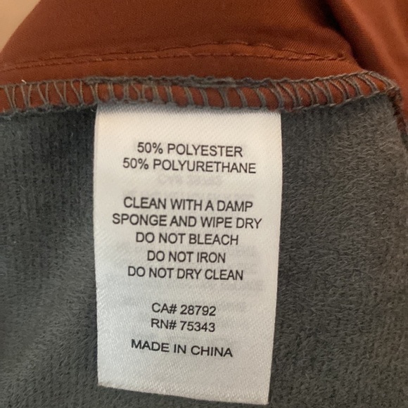 Revolve House of Harlow 1960 High Rise Faux Leather Straight Leg Trouser Pants 4 - Picture 10 of 10